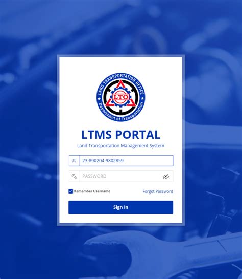 LTMS Online Portal Login .